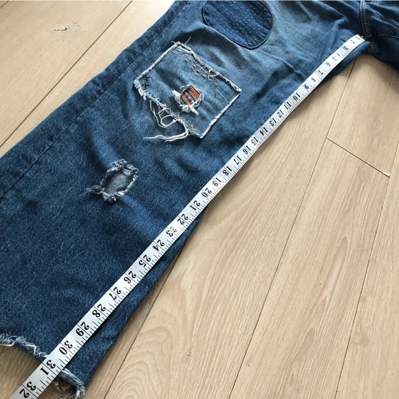 Yellowstone x Lucky Brand Easy Rider Mid Rise Boot Cut Jeans Women's 14/32r - Picture 9 of 15